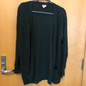 Emerald green cardigan